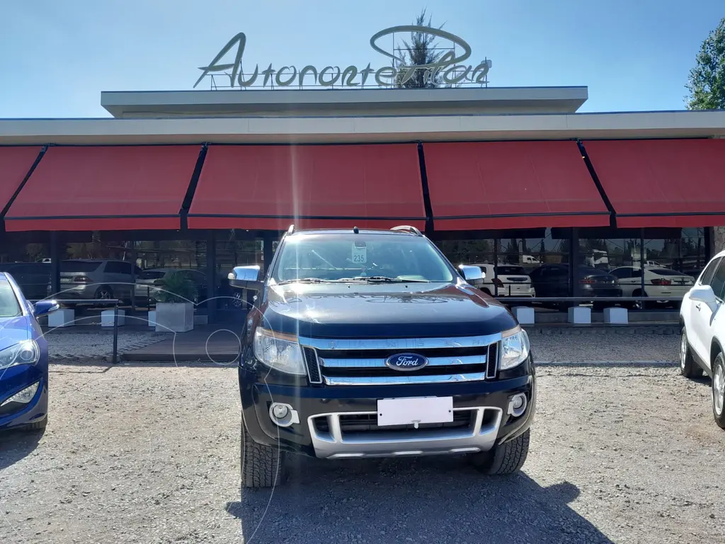 Ford Ranger RANGER 3.2 TDI DC 4X4 L/12 XLT LIM usado (2014) color Negro ...