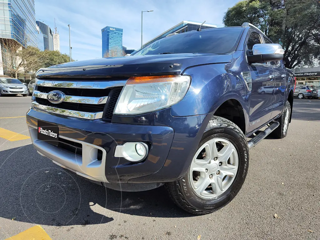 Ford Ranger RANGER 3.2 TDI DC 4X4 L/12 XLT LIM usado (2013) color blue