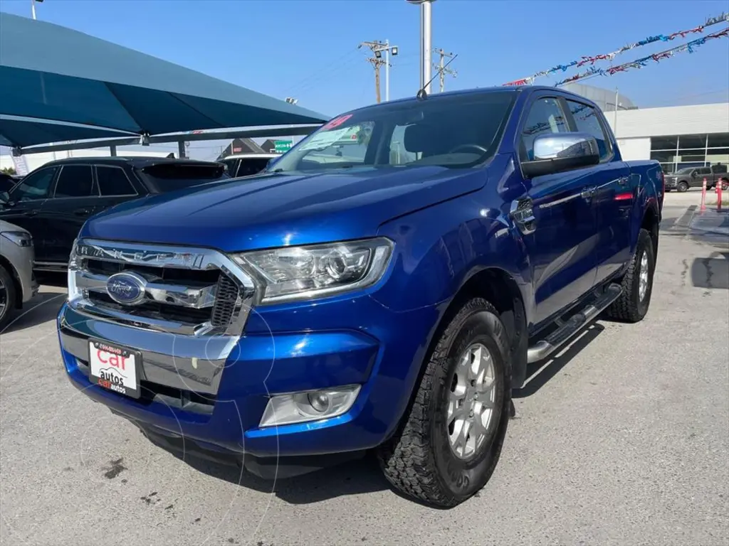 foto Ford Ranger XLT DIESEL CREW CAB 3.2L 4X4 TA PIEL usado (2019) color Azul Eléctrico precio $460,000