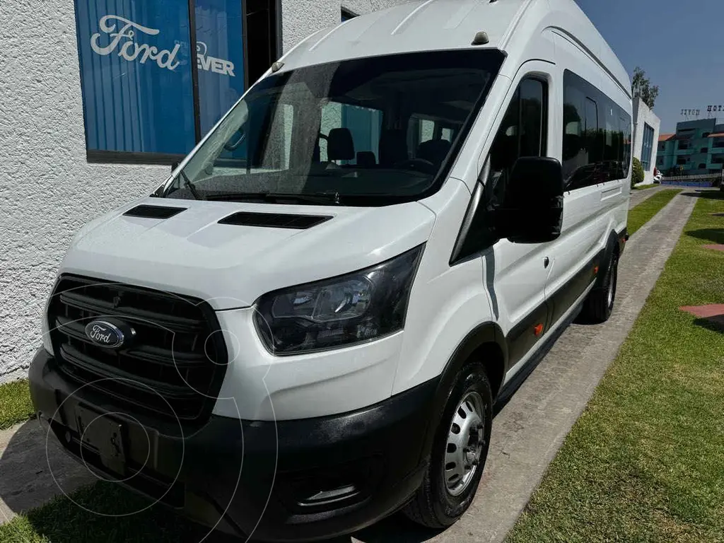 foto Ford Transit Diésel Bus 18 Pasajeros usado (2021) color Blanco precio $625,000