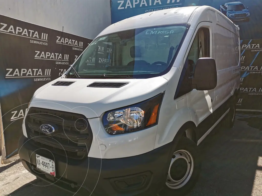 foto Ford Transit Gasolina Van Mediana usado (2020) color Blanco precio $590,000