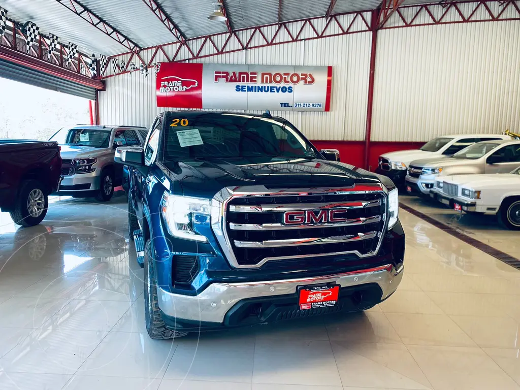 GMC Sierra Cabina Regular 4x4 usado (2020) color Azul Profundo precio ...