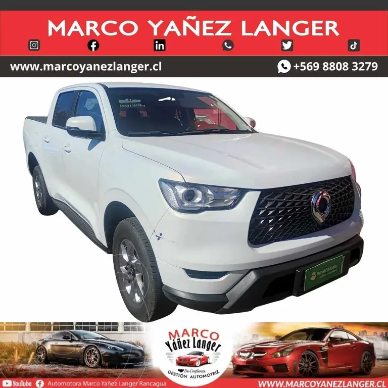 foto Great Wall Poer Elite 4x2 usado (2022) color Blanco precio $15.600.000