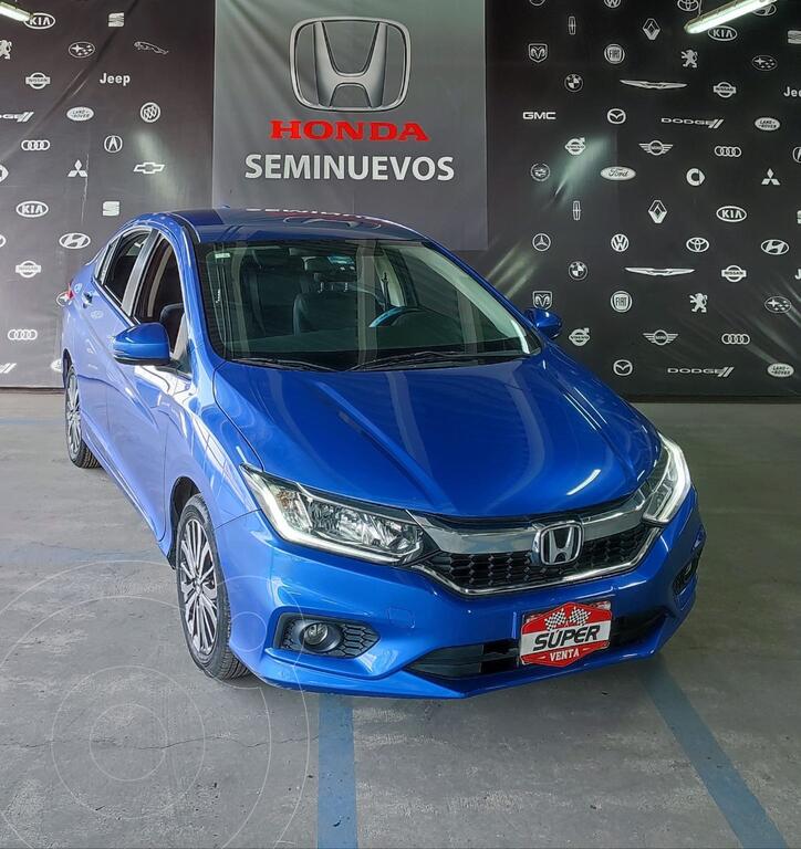 Honda City EX 1.5L Aut usado (2018) color Azul precio 292,000