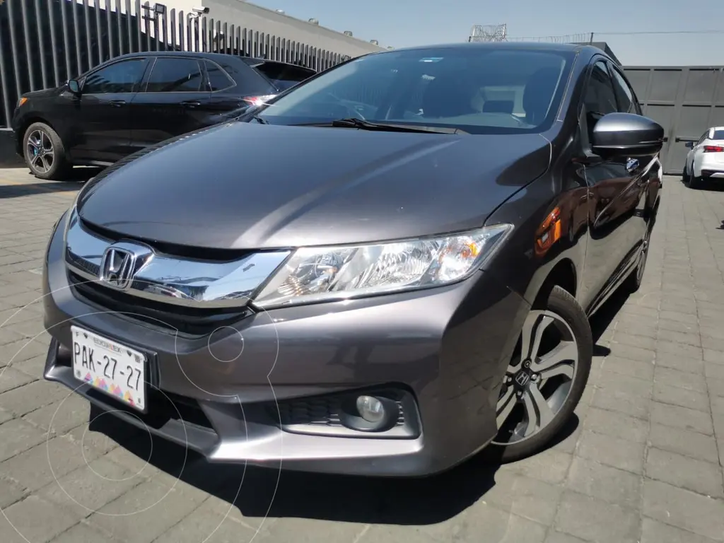 foto Honda City EX 1.5L Aut usado (2016) color Gris precio $235,000