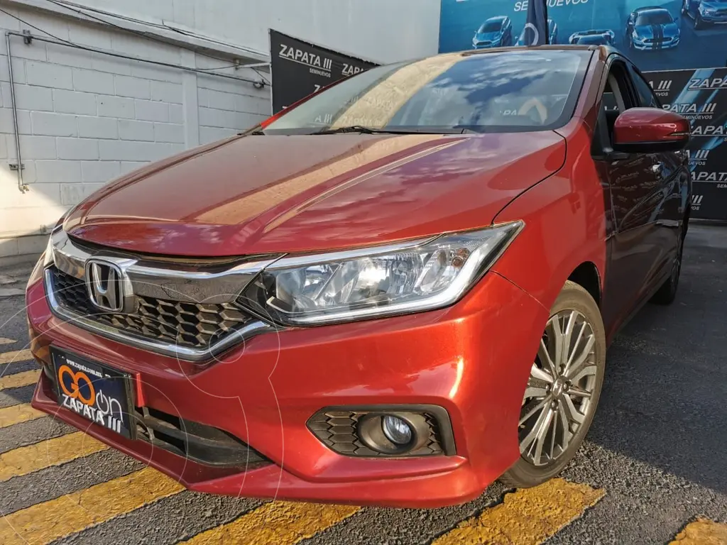 foto Honda City EX 1.5L Aut usado (2019) color Rojo precio $295,000