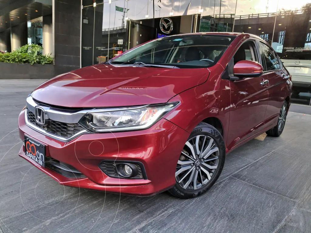 foto Honda City EX 1.5L Aut usado (2018) color violeta oscuro precio $280,000