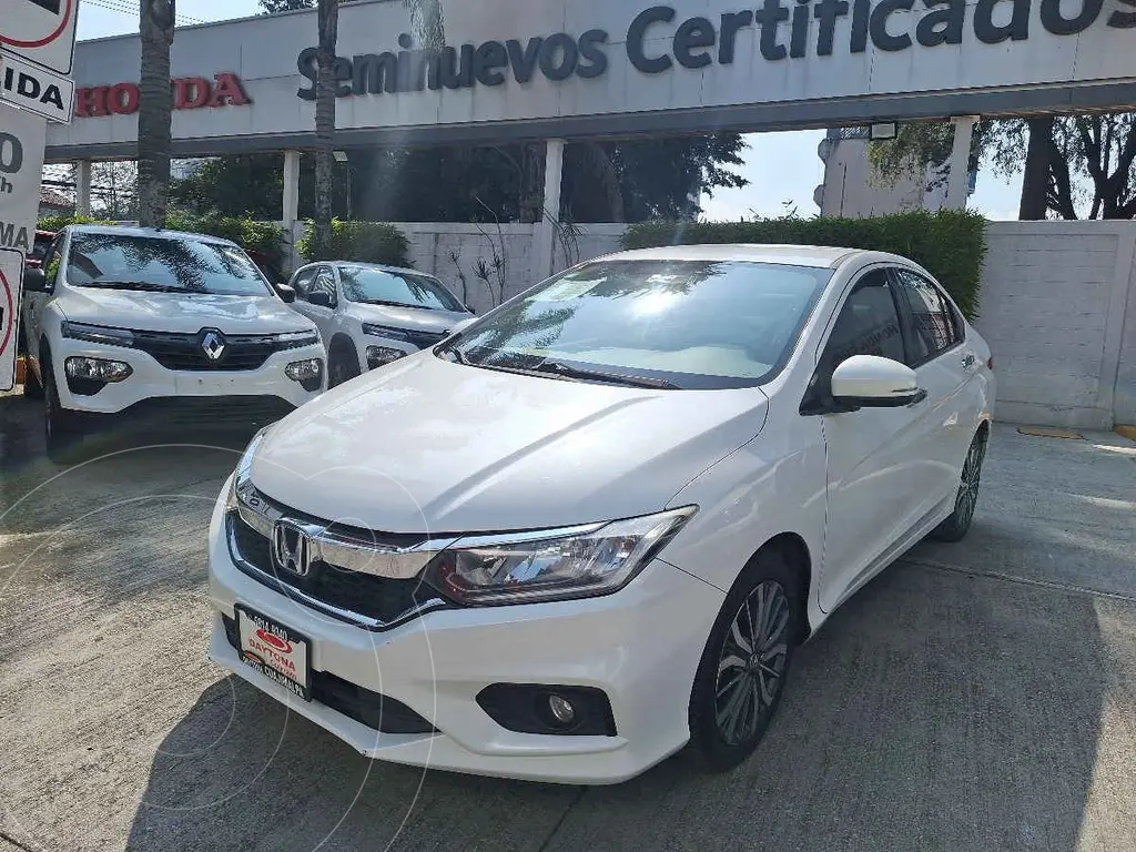 foto Honda City EX 1.5L Aut usado (2019) color Blanco precio $236,000