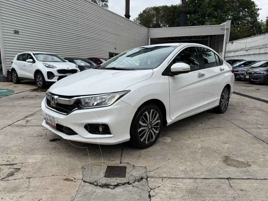 foto Honda City EX 1.5L Aut usado (2020) color Blanco precio $265,000
