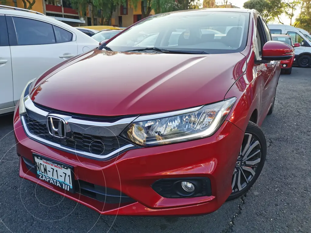 foto Honda City EX 1.5L Aut usado (2019) color Rojo precio $300,000