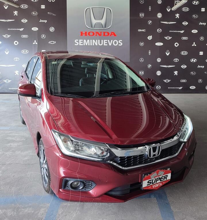 foto Honda City EX 1.5L Aut usado (2018) color Rojo precio $309,000
