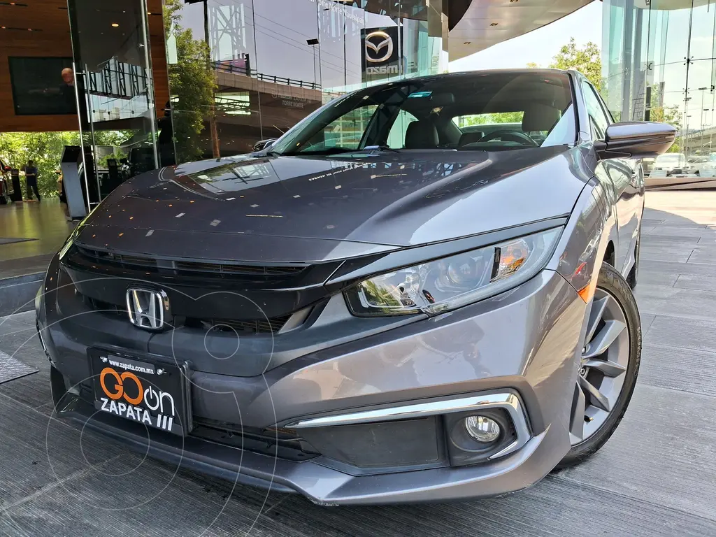 foto Honda Civic Turbo Plus Aut usado (2019) color Gris precio $375,000