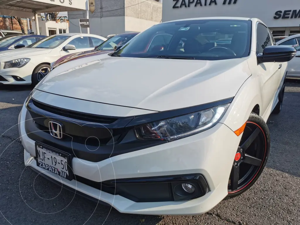 foto Honda Civic Coupé Sport Plus Aut usado (2019) color Blanco Platinado precio $455,000