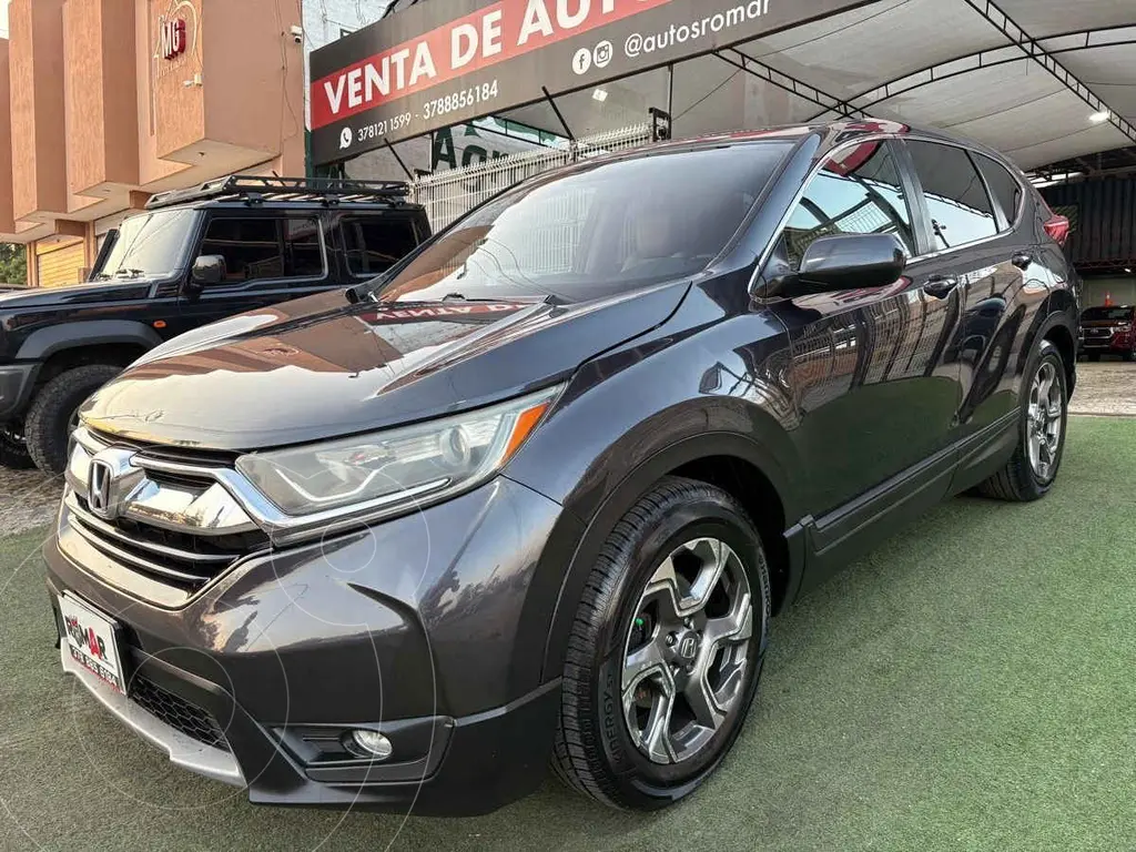 foto Honda CR-V Turbo Plus usado (2017) color Gris precio $349,999