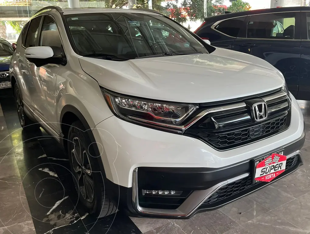 Honda CR-V Touring usado (2020) color Blanco precio $609,000