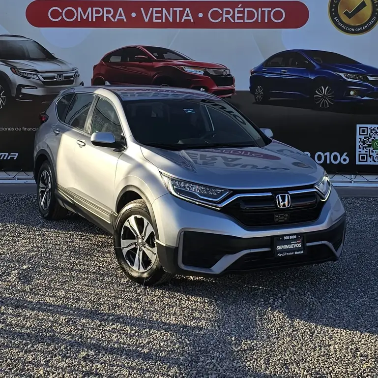Honda CR-V Turbo usado (2022) color Plata Lunar precio $399,900