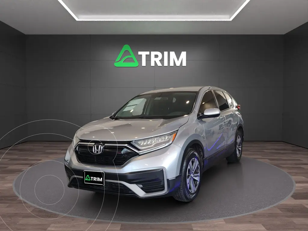 foto Honda CR-V Turbo Plus usado (2020) color plateado precio $338,999