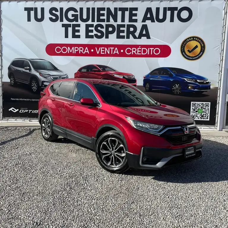 foto Honda CR-V Turbo Plus usado (2022) color Rojo Radiante precio $429,900