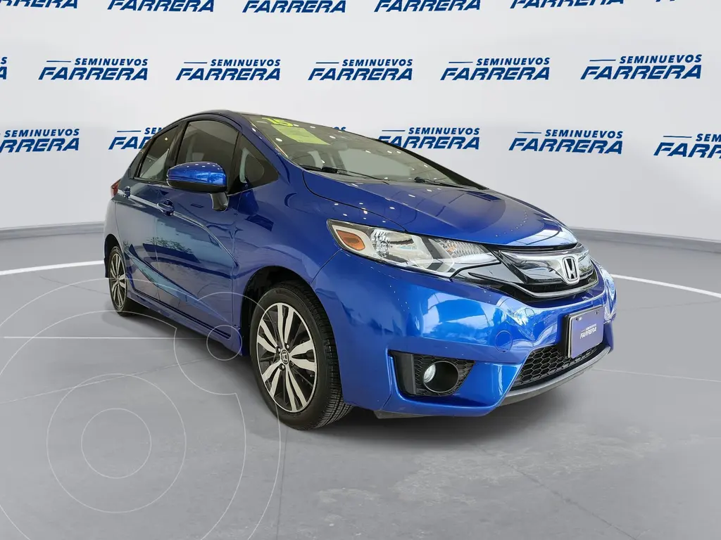 foto Honda Fit Hit 1.5L Aut usado (2015) color Azul precio $220,000