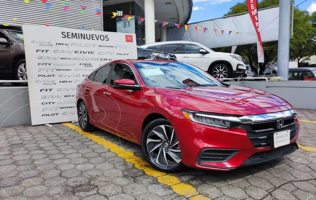 Honda Insight 1.5L usado (2021) color Rojo precio $584,000