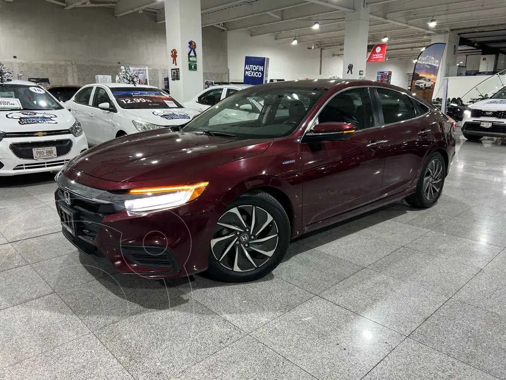 Honda Insight 1.5L usado (2020) color Vino Tinto precio $380,000