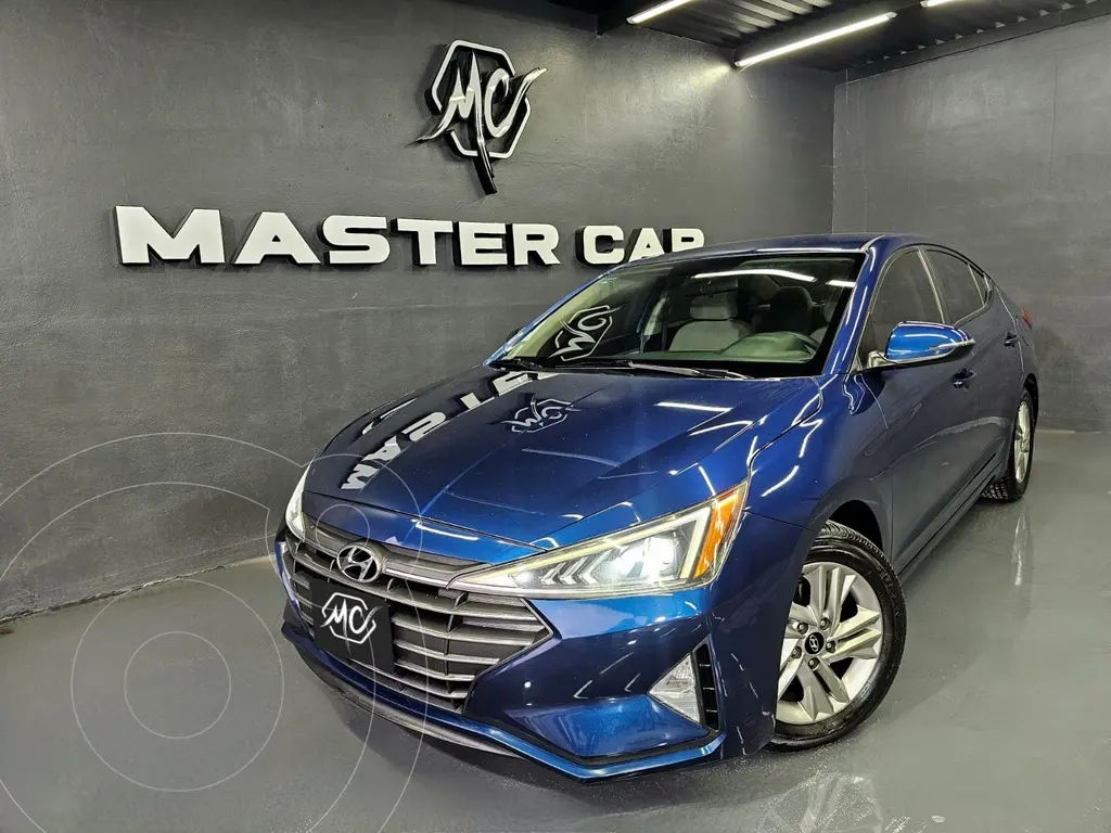 Hyundai Elantra GLS Premium Aut usado (2019) color Azul precio $235,000