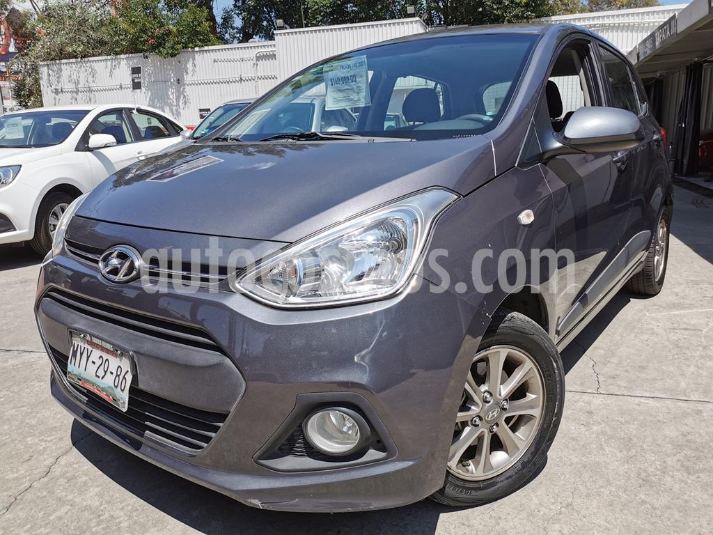 foto Hyundai Grand i10 GLS usado (2017) color Gris precio $135,000