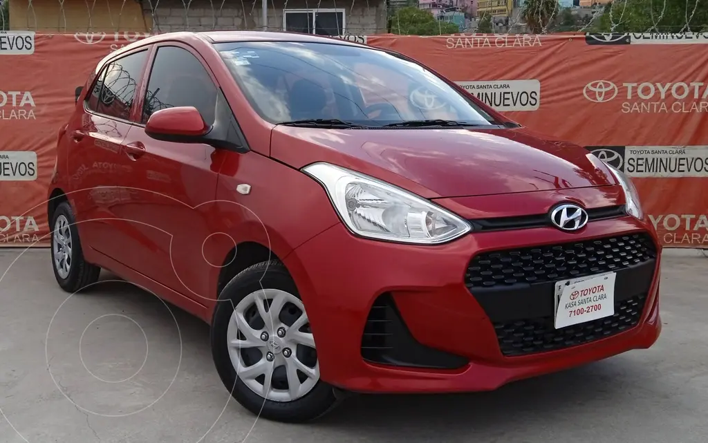 foto Hyundai Grand i10 GL usado (2020) color Rojo precio $215,000