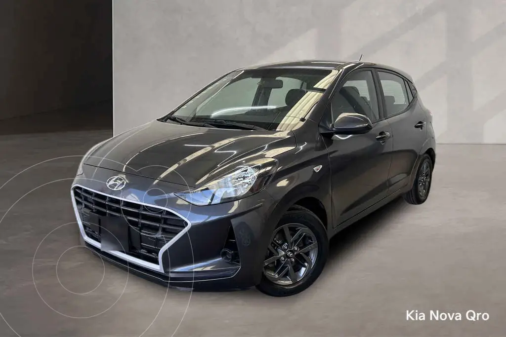 foto Hyundai Grand i10 MID usado (2021) color Gris precio $218,000