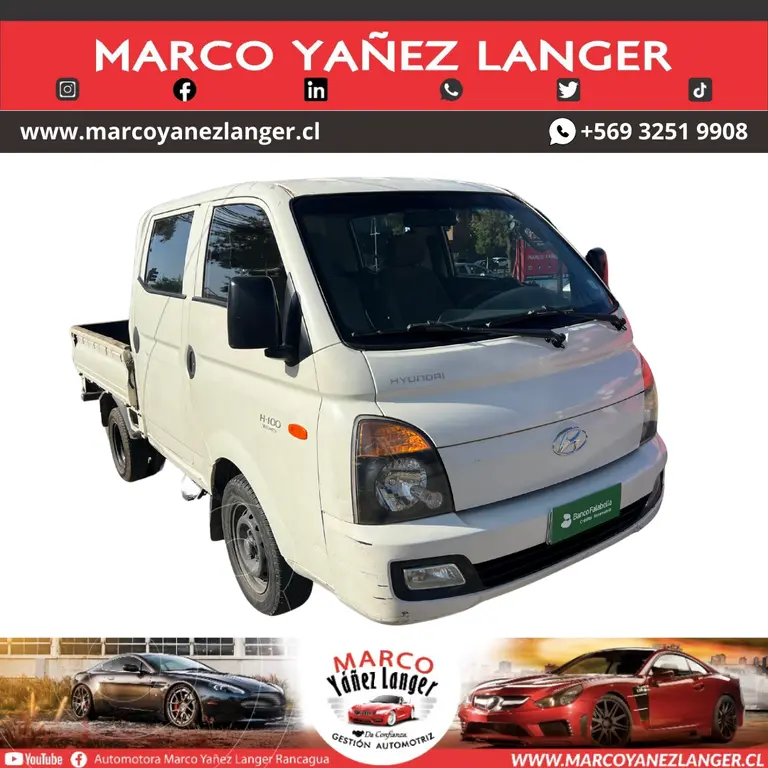 foto Hyundai Porter 2.5 Pick-Up usado (2014) color Blanco precio $9.590.000