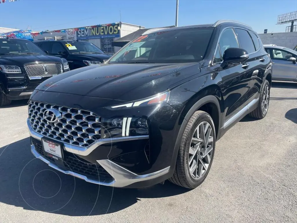 foto Hyundai Santa Fe Limited Tech usado (2022) color Negro precio $625,000