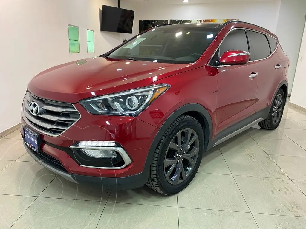 foto Hyundai Santa Fe Sport 2.0L usado (2017) color Rojo precio $299,000