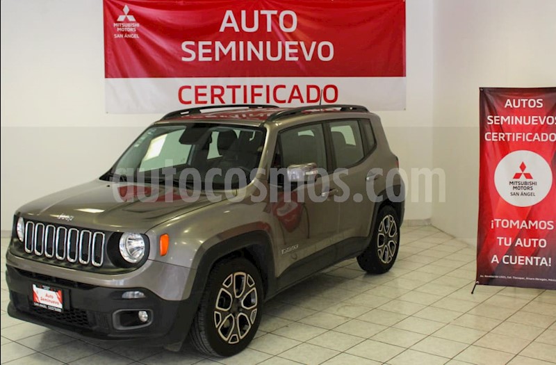 foto Jeep Renegade 4x2 Limited Aut usado (2017) color Gris Ceniza precio $299,000