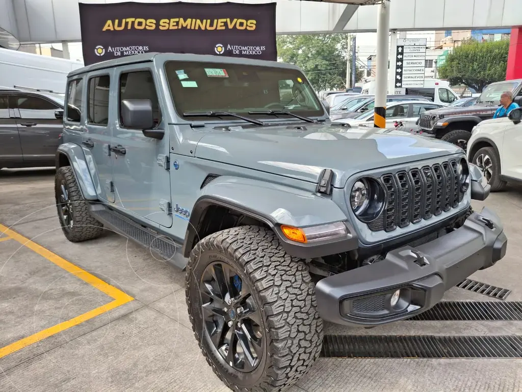 foto Jeep Wrangler 4xe Sahara financiado en mensualidades enganche $243,462 mensualidades desde $29,764