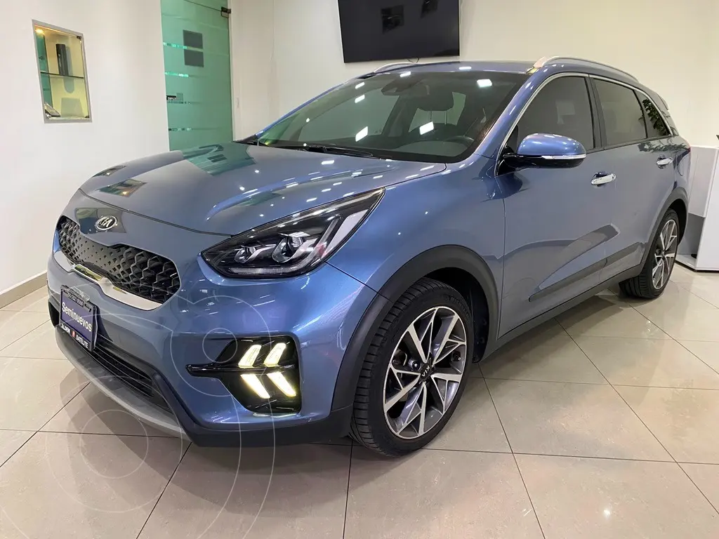 foto Kia Niro 1.6L EX usado (2021) color Azul precio $499,000