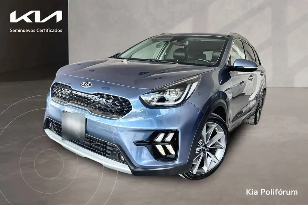 foto Kia Niro 1.6L GDI EX usado (2020) color Azul precio $368,000