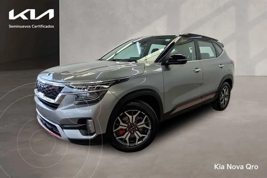 foto Kia Seltos GT Line usado (2021) color Gris precio $415,000