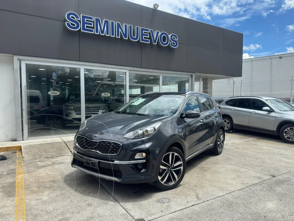 foto Kia Sportage EX Pack 2.0L usado (2020) color Gris Oscuro precio $350,000