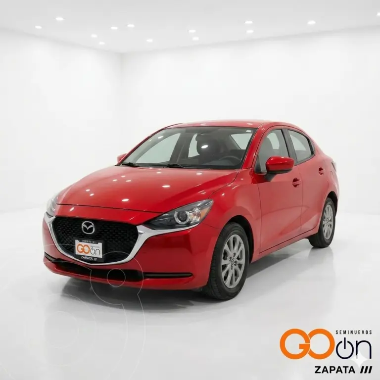 foto Mazda 2 Sedán i Sport Aut usado (2023) color MAFROJO BRILLANTE precio $259,000