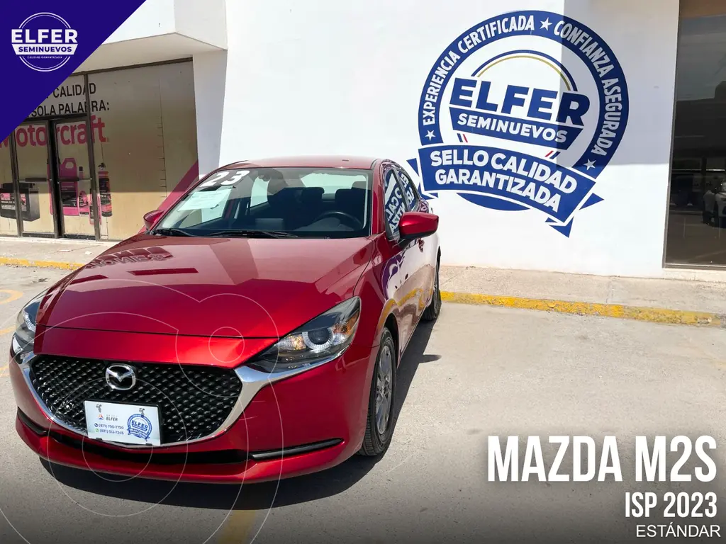 foto Mazda 2 i Sport Aut usado (2023) color Rojo precio $255,000