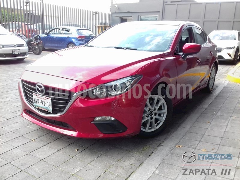 foto Mazda 3 Sedan i Touring Aut usado (2016) color Rojo precio $210,000