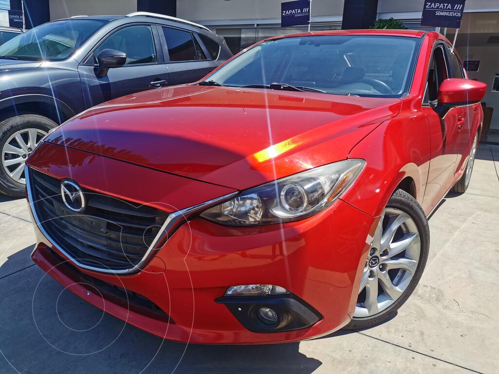 foto Mazda 3 Sedán s Aut usado (2016) color Rojo precio $273,000