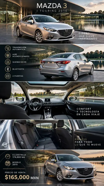 Mazda 3-sedan i touring aut (2015)