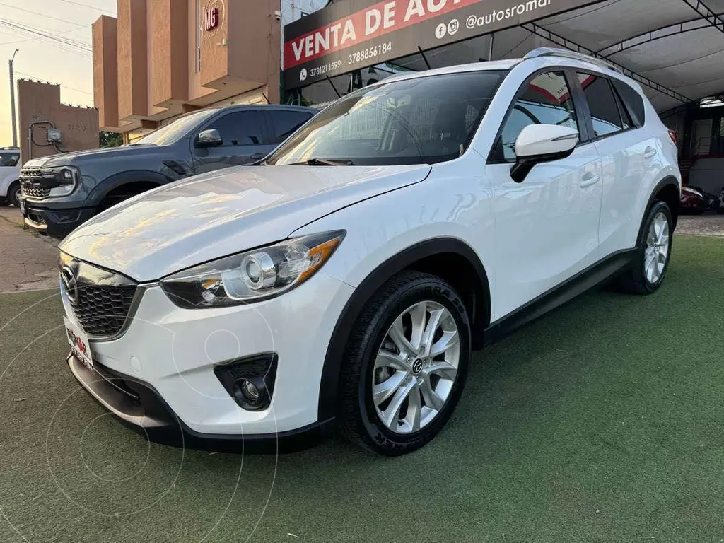 foto Mazda CX-5 2.5L S Grand Touring 4x2 usado (2014) color Blanco precio $229,999