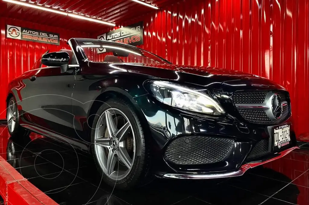 foto Mercedes Clase C Convertible 250 Aut usado (2017) color Negro Obsidiana precio $549,000