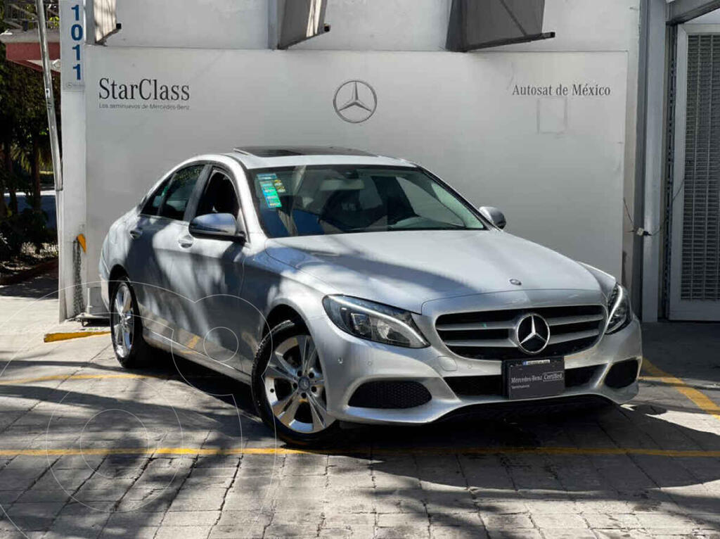 foto Mercedes Clase C Sedán 200 Exclusive Aut usado (2017) color Gris precio $470,000