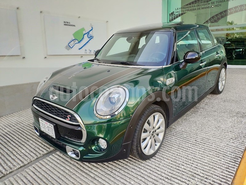Mini Cooper S Hot Chili 5 Puertas Aut Usado 2018 Color Verde