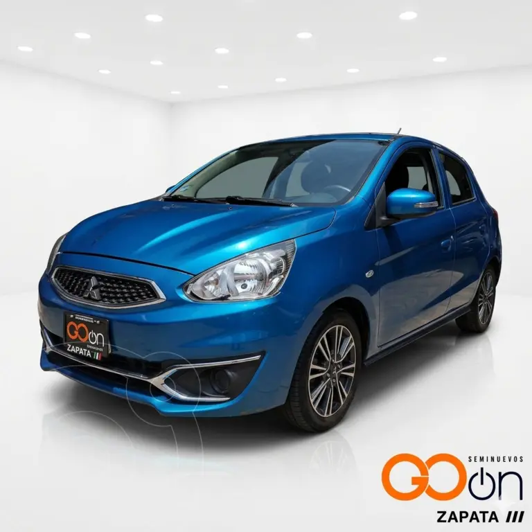 foto Mitsubishi Mirage GLS CVT usado (2019) color MITREEF BLUE precio $207,900