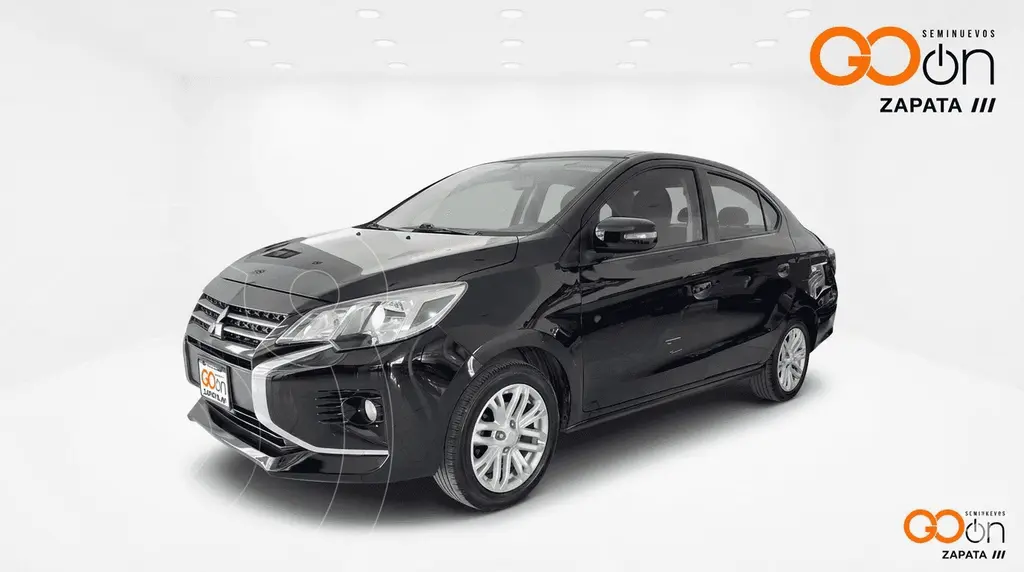 foto Mitsubishi Mirage GLS usado (2022) color MITCKMYSTIC BLACK precio $219,000