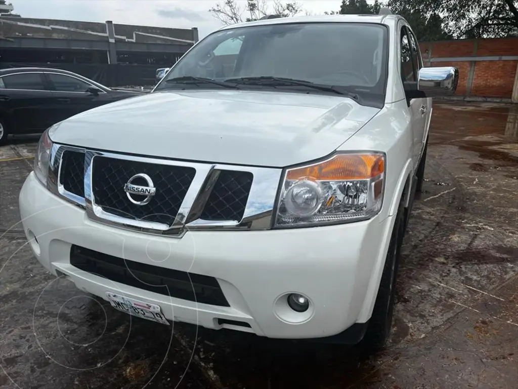 Nissan Armada Exclusive usado 2015 color Blanco precio 398 000